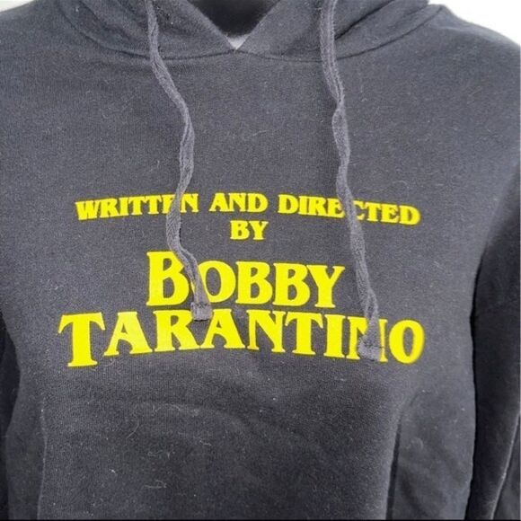 Bobby Tarantino Logic Women's Terry Lined Cropped Pullover Hoodie Sweater - Picture 4 of 10